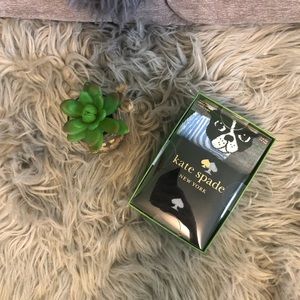 KATE SPADE BNIB 3-pack Crew Socks French Bulldog One-Size